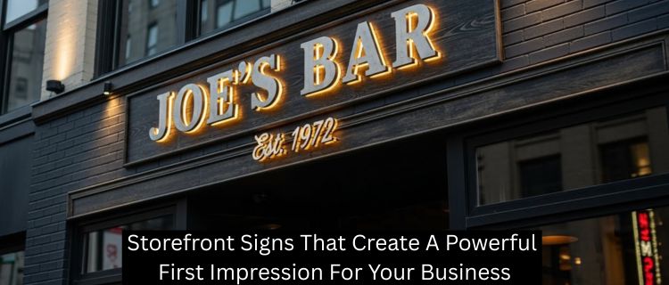 Storefront Signs That Create A Powerful First Impression For Your Business